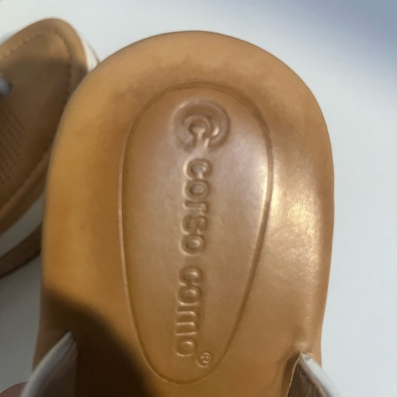 White wedge, thong sandal - Picture 4 of 4